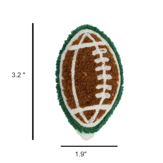 Football Filled Patch Embellishment by Celebrate It™